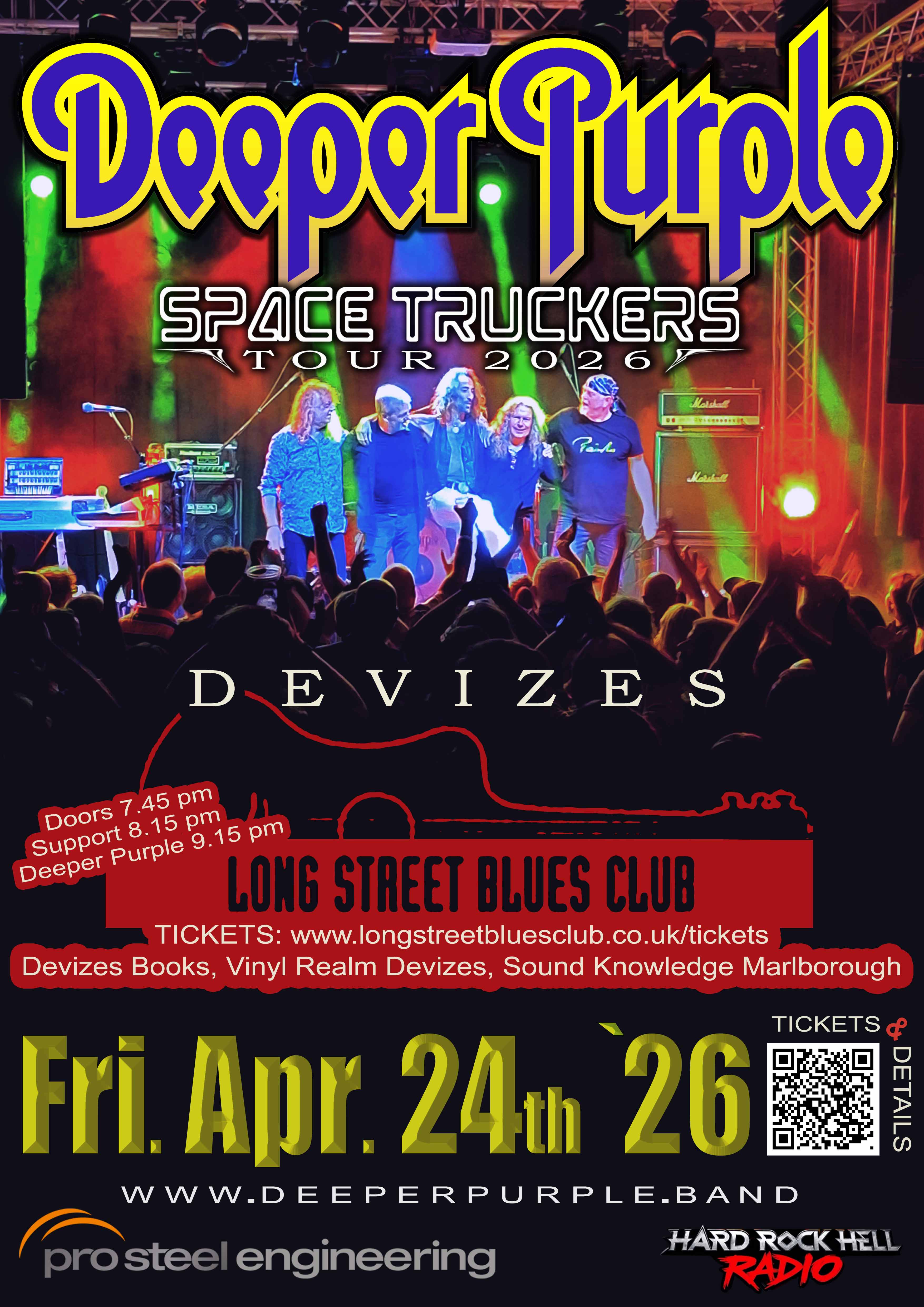 Deeper Purple live on stage.