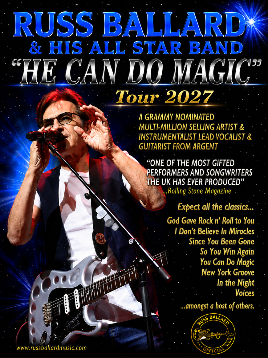Russ Ballard Tour poster 2027